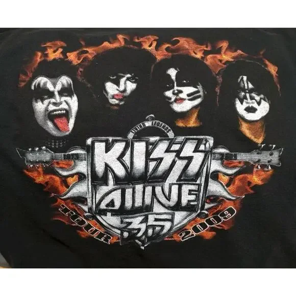 Men's KISS Alive 35 Tour Tee T-Shirt 2009 - XL - Picture 1 of 3
